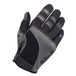 Biltwell Moto Gloves Handschuhe Grau / Schwarz