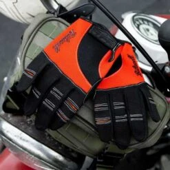 Biltwell Moto Gloves Handschuhe Orange / Schwarz 11 Biltwell Moto Gloves Handschuhe Orange / Schwarz -Motorradzubehör 958027v 4