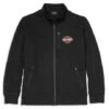 Harley-Davidson Zip Jacke Bar & Shield Mockneck Schwarz 1 Harley-Davidson Zip Jacke Bar & Shield Mockneck Schwarz -Motorradzubehör 96008 22vm harley