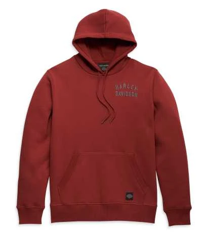 Harley-Davidson Hoodie Staple Rotbraun 3 Harley-Davidson Hoodie Staple Rotbraun