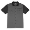 Harley-Davidson Kurzarmhemd Mechanics Colorblock Grau/schwarz -Motorradzubehör 96017 22vm