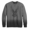 Harley Davidson Sweatshirt Road Captain Grau -Motorradzubehör 96024 23vm2