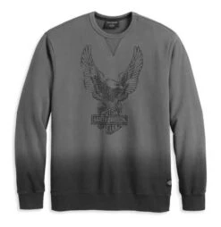 Harley Davidson Sweatshirt Road Captain Grau