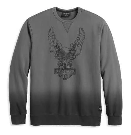 Harley Davidson Sweatshirt Road Captain Grau 3 Harley Davidson Sweatshirt Road Captain Grau