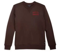 Harley-Davidson Sweatshirt Staple Bestickt Java Braun