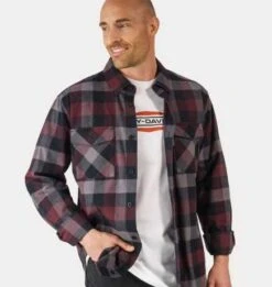 Harley-Davidson Hemd Essence Karo Rot/grau -Motorradzubehör 96120 23vm 3