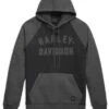 Harley-Davidson Raglan Hoodie Classic Staple Grau 1 Harley-Davidson Raglan Hoodie Classic Staple Grau -Motorradzubehör 96295 23vm f1