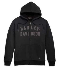 Harley-Davidson Zip Hoodie Midwest Staple Schwarz