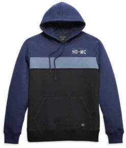 Harley-Davidson Hoodie Hometown Colorblocked Blau