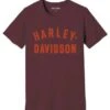 Harley-Davidson T-Shirt Staple Dunkelrot 2 Harley-Davidson T-Shirt Staple Dunkelrot -Motorradzubehör 96319 23vm1