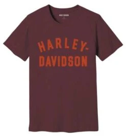 Harley-Davidson T-Shirt Staple Dunkelrot