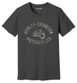 Harley-Davidson T-Shirt Grease Dunkelgrau