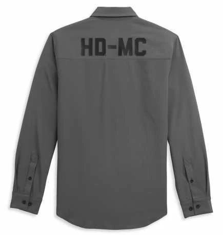 Harley-Davidson Hemd HDMC Logo Grau 4 Harley-Davidson Hemd HDMC Logo Grau – Bild 2