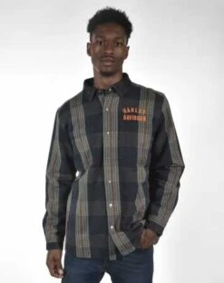 Harley-Davidson Hemdjacke Arched Plaid 7 Harley-Davidson Hemdjacke Arched Plaid -Motorradzubehör 96347 21vm 2