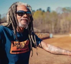 Harley-Davidson T-Shirt HD Racing Blau -Motorradzubehör 96347 22vm 3