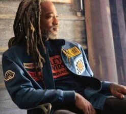 Harley-Davidson T-Shirt HD Racing Blau -Motorradzubehör 96347 22vm 4