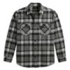Harley-Davidson Hemd Essence Flannel Schwarz/grau 2 Harley-Davidson Hemd Essence Flannel Schwarz/grau -Motorradzubehör 96360 23vm1