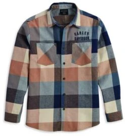 Harley-Davidson Flannelhemd Country Roads Warm Multi Plaid