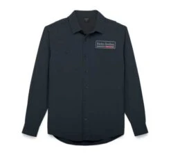 Harley-Davidson Bar Vent Hemd Schwarz