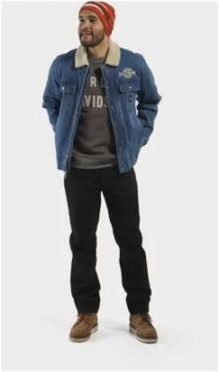 Harley-Davidson Jeansjacke Staple Blau 10 Harley-Davidson Jeansjacke Staple Blau -Motorradzubehör 96484 23vm 31