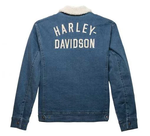 Harley-Davidson Jeansjacke Staple Blau 4 Harley-Davidson Jeansjacke Staple Blau – Bild 2