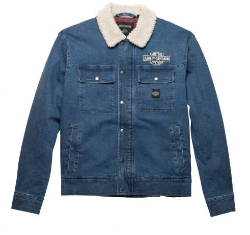 Harley-Davidson Jeansjacke Staple Blau 3 Harley-Davidson Jeansjacke Staple Blau