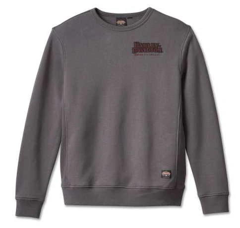 Harley-Davidson Sweatshirt 120th Anniversary Dunkelgrau 3 Harley-Davidson Sweatshirt 120th Anniversary Dunkelgrau