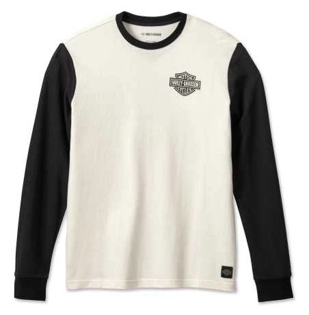 Harley-Davidson Longsleeve Racing Weiß/schwarz 3 Harley-Davidson Longsleeve Racing Weiß/schwarz