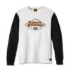 Harley-Davidson Longsleeve 120th Anniversary Colorblock Weiß/schwarz 1 Harley-Davidson Longsleeve 120th Anniversary Colorblock Weiß/schwarz -Motorradzubehör 96570 23vm2