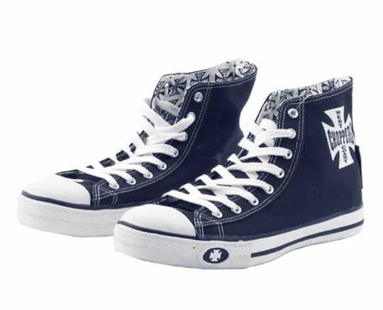 West Coast Choppers Sneaker Warrior Hoch, Navy Blau 3 West Coast Choppers Sneaker Warrior Hoch, Navy Blau