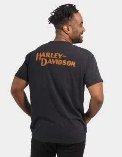 Harley-Davidson T-Shirt Whiplash Pocket Schwarz 9 Harley-Davidson T-Shirt Whiplash Pocket Schwarz -Motorradzubehör 96788 23vm 4