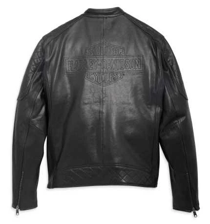 Harley-Davidson Lederjacke Mechanic Schwarz 4 Harley-Davidson Lederjacke Mechanic Schwarz – Bild 2