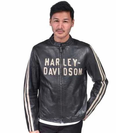 Harley-Davidson Lederjacke Sleeve Stripe 5 Harley-Davidson Lederjacke Sleeve Stripe – Bild 3