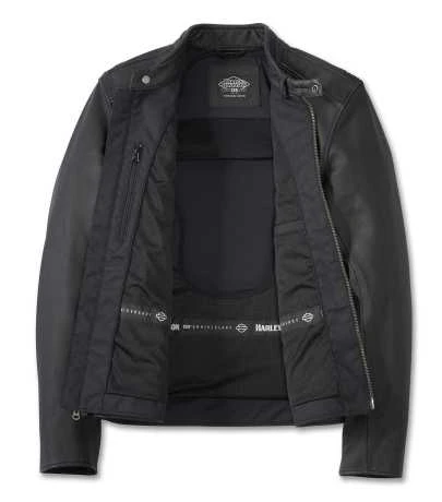 Harley-Davidson Lederjacke 120th Anniversary Revelry Schwarz 5 Harley-Davidson Lederjacke 120th Anniversary Revelry Schwarz – Bild 3