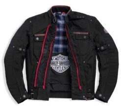 Harley-Davidson Denim Jacke Bailey Schwarz 7 Harley-Davidson Denim Jacke Bailey Schwarz -Motorradzubehör 97166 23em 31