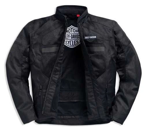Harley-Davidson Mesh Jacke Tropic Schwarz 5 Harley-Davidson Mesh Jacke Tropic Schwarz – Bild 3