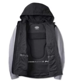 Harley-Davidson Riding Hoodie 120th Anniversary Deflector Schwarz/grau 7 Harley-Davidson Riding Hoodie 120th Anniversary Deflector Schwarz/grau -Motorradzubehör 97178 23em 31