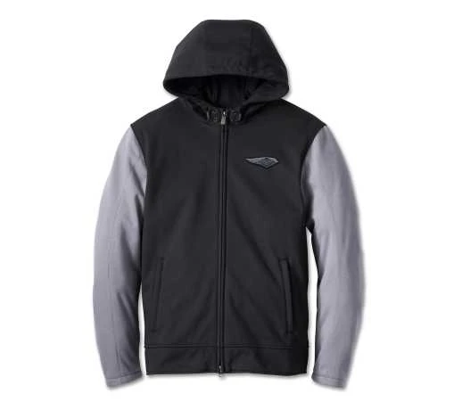 Harley-Davidson Riding Hoodie 120th Anniversary Deflector Schwarz/grau 3 Harley-Davidson Riding Hoodie 120th Anniversary Deflector Schwarz/grau