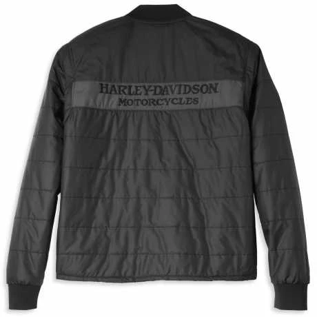 Harley-Davidson Convertible Jacke/Weste Quilted Schwarz 4 Harley-Davidson Convertible Jacke/Weste Quilted Schwarz – Bild 2