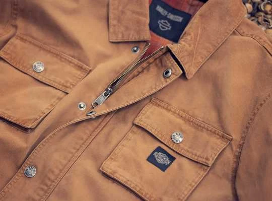 Harley-Davidson Canvas Jacke Forever Harley Braun 7 Harley-Davidson Canvas Jacke Forever Harley Braun – Bild 5