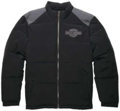 Harley-Davidson Up North Puffer Jacke Schwarz
