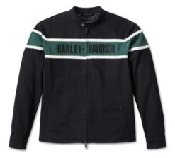 Harley-Davidson Bar Jacke Schwarz/grün