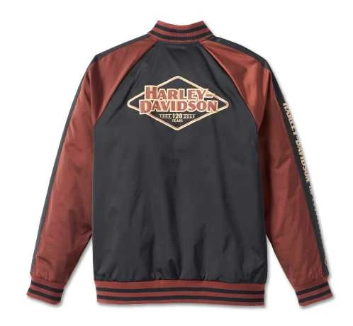 Harley-Davidson Jacke 120th Anniversary Schwarz/rot 4 Harley-Davidson Jacke 120th Anniversary Schwarz/rot – Bild 2
