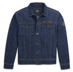 Harley-Davidson Denim Jeansjacke Blau