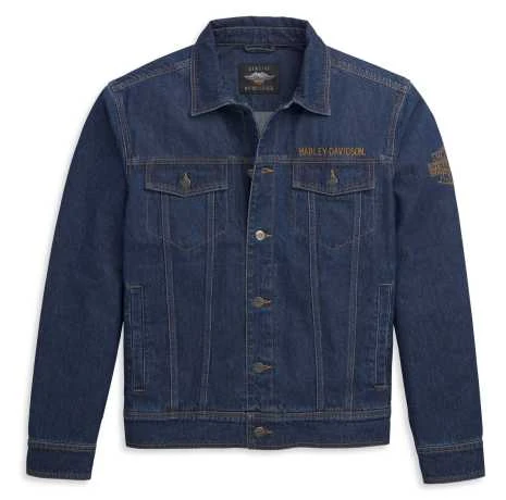 Harley-Davidson Denim Jeansjacke Blau 3 Harley-Davidson Denim Jeansjacke Blau
