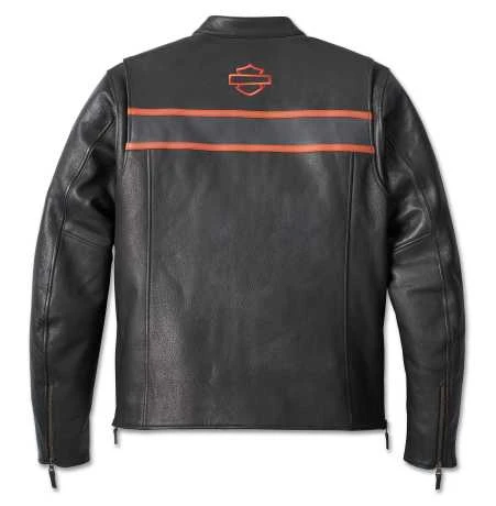 Harley-Davidson Lederjacke Victory Lane II Schwarz 4 Harley-Davidson Lederjacke Victory Lane II Schwarz – Bild 2