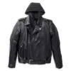 Harley-Davidson Lederjacke Potomac 3-in-1 Schwarz -Motorradzubehör 98003 23em4