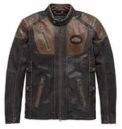 Harley-Davidson Lederjacke Trostel Triple Vent System