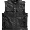 Harley-Davidson Lederweste Foster -Motorradzubehör 98090 15vm harley11