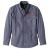 Harley-Davidson Riding Hemdjacke Operative Blau -Motorradzubehör 98101 23em harley4